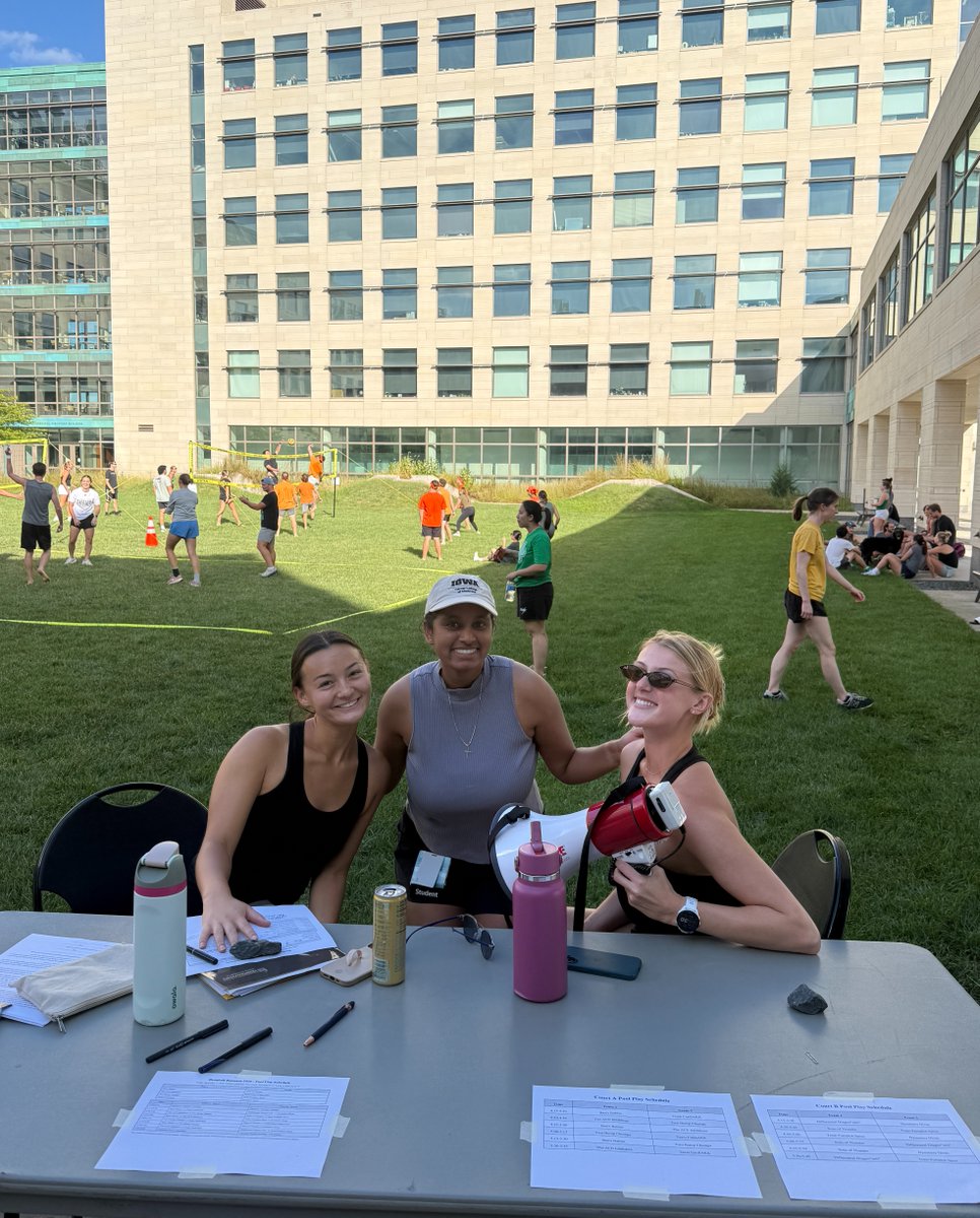 IowaMed's tweet photo. Dreaming of sunnier days and Bean Ball on this rainy one. 🌧️🏐

Congratulations to Bean Learning Community on another successful Bean Ball Bonanza Volleyball tournament, which helped raise funds for the local Shelter House! https://t.co/c2jr9rs204