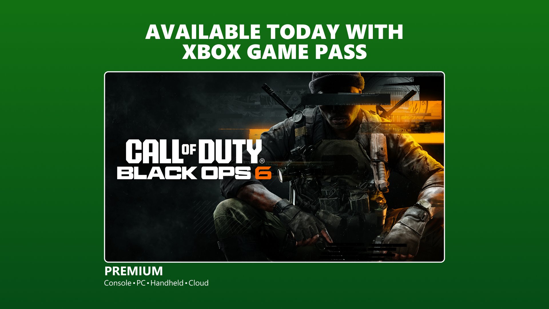 Call of Duty Black Ops 6 On Game Pass
