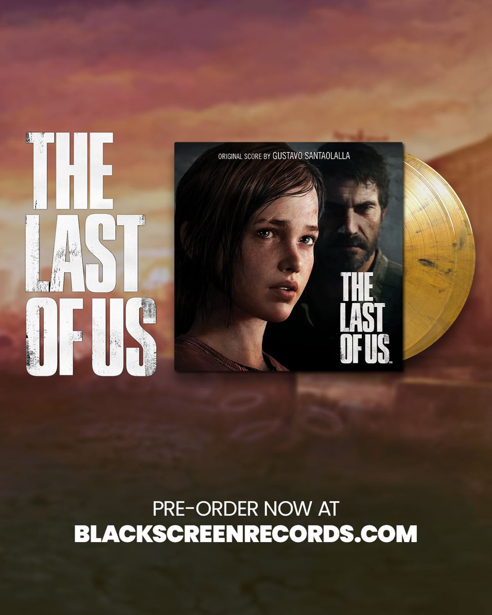 blackscreenrec's tweet photo. The Original Soundtrack of The Last of Us is now available on vinyl! 🧟‍♀️

Gustavo Santaolalla’s award-winning score to @Naughty_Dog's 2013 PlayStation classic is pressed on limited-edition 2xLP marbled vinyl, courtesy of @MusicOnVinyl. 🔦

Pre-order: https://t.co/CtOx3yQhYW https://t.co/hED4U6wBXz