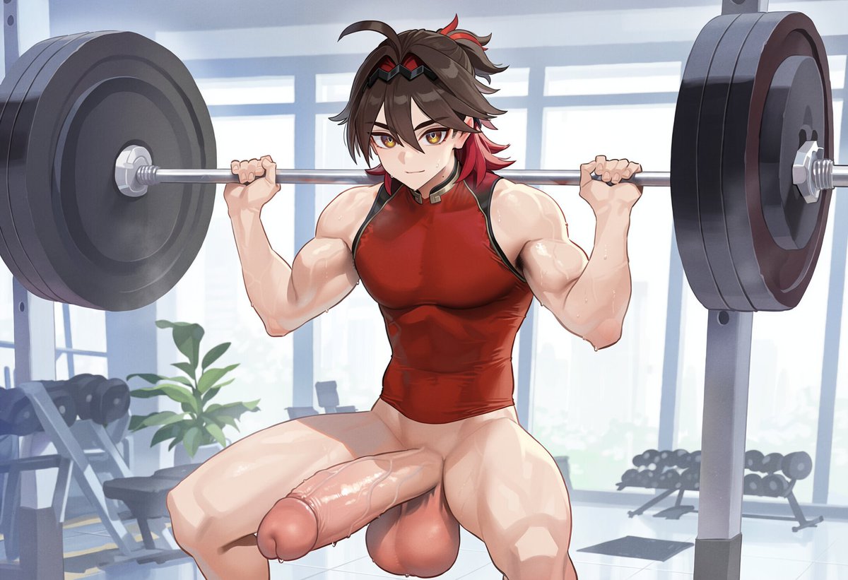 PretenderXinlan's tweet photo. 裤子还是很影响下蹲的

#AIart #班尼特 #Bennett #原神 #GenshinImpact #Kinich #嘉明 https://t.co/FF5qGAtLOa