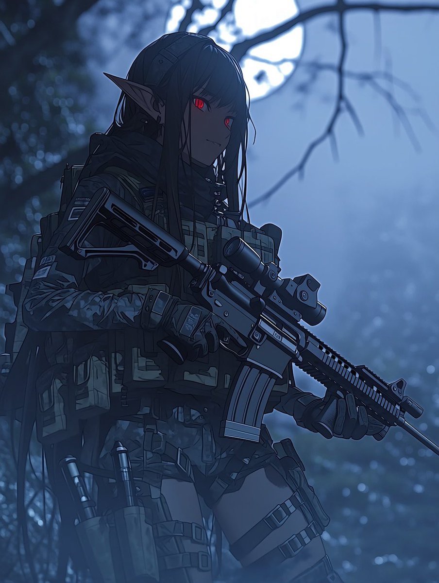 uenrura's tweet photo. Moonlit patrol. ๐๐ฒ
The forest is quiet.
A little too quiet.
Stay close. Iโll take point. ๐ฏ
#TacticalElf #TacticalFantasy https://t.co/NHwOjxXrE7