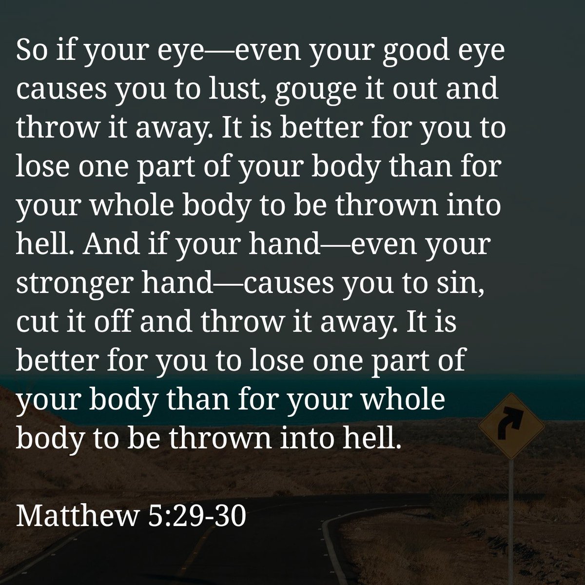 dailyverz's tweet photo. Matthew 5:29-30 #dailyverse https://t.co/8JTqaYOrsY