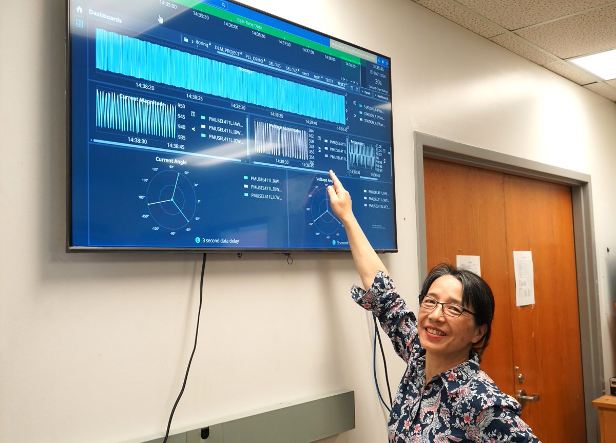 USFResearch's tweet photo. 🔌 With a $3.8 million grant from the US Dept. of Energy, USF Professors Linling Fan and Zhixin Miao are developing a digital twin of TECO’s power system that leverages real-time data to help operators detect and address grid issues more efficiently. https://t.co/UQkkvFtjuu https://t.co/Y6W7UVnUL3