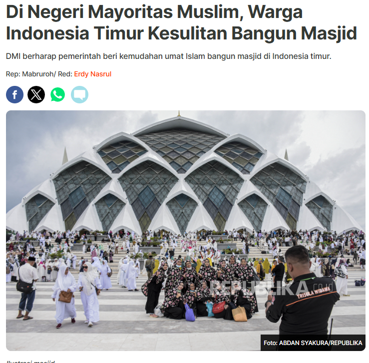 erlanishere's tweet photo. "jadi ga ada muslim didiskriminasi di Indonesia ya" gigi lu lebar https://t.co/vEOOND2XAW