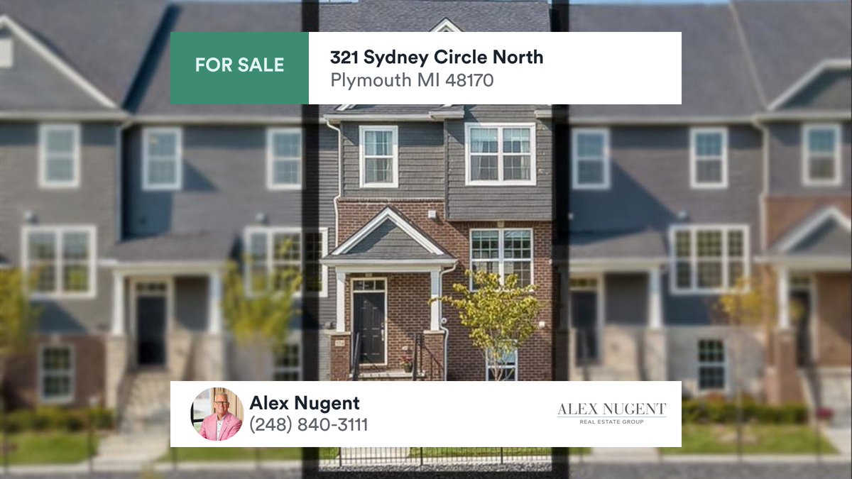 NugentAlex's tweet photo. 🛌 3 🛀 5 🚘 2
📍 321 Sydney Circle North, Plymouth, MI, 48170

My latest listing on RateMyAgent.
Real Estate 278515
https://t.co/RdVY3tj7UE

...
#ratemyagent #realestate https://t.co/Ta7rptfEJC