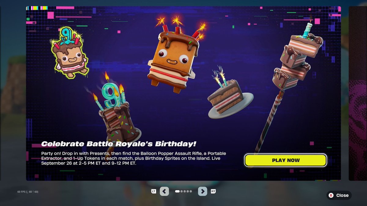 FireMonkey's tweet photo. New Battle Royale Birthday Power Hour Tomorrow! 

Spotted VIA @X0Hyper_ https://t.co/jPsVrd2Bnm