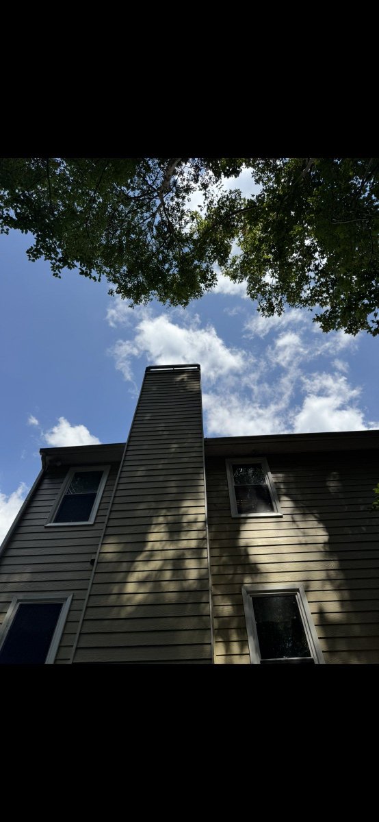 appalachian_of's tweet photo. Dallas, GA: tree pruned away from the fireplace chimney, siding, gutters, and roof with careful, low-impact work. #DallasGA #TreePruning https://t.co/ybDb13dFNp