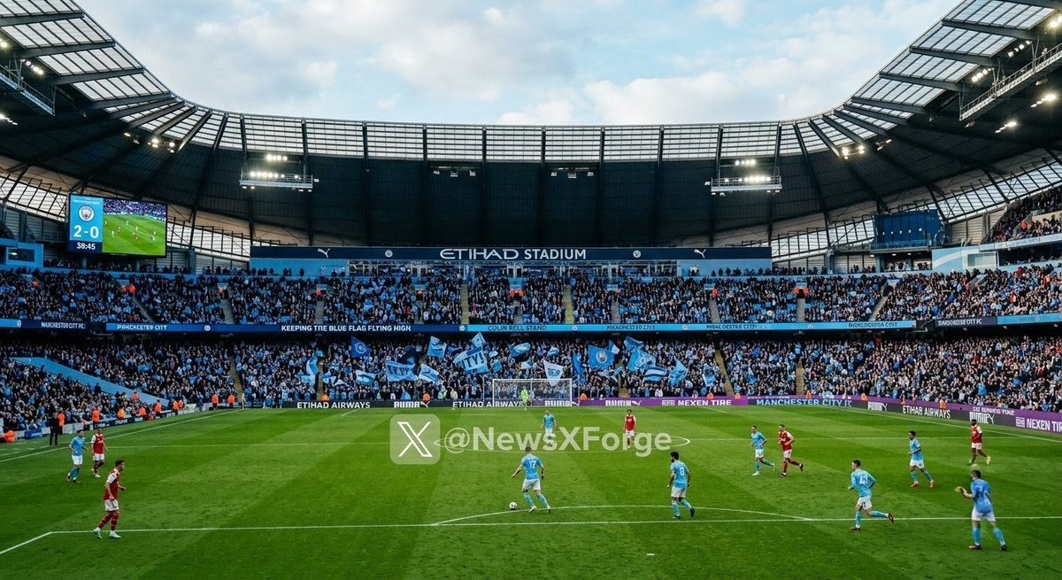 NewsXForge's tweet photo. 🚨 JUST IN: Manchester City have reportedly been found guilty on 114 of the 115 charges related to alleged breaches of the Premier League’s financial rules, according to sources briefed on the matter, via The Athletic.

⚠️ Sanctions have yet to be decided and could range from fines and points deductions to expulsion from the Premier League.

City are expected to appeal and continue to deny the allegations.

#ManchesterCity #PremierLeague #Football #JUSTIN #Geopolitics