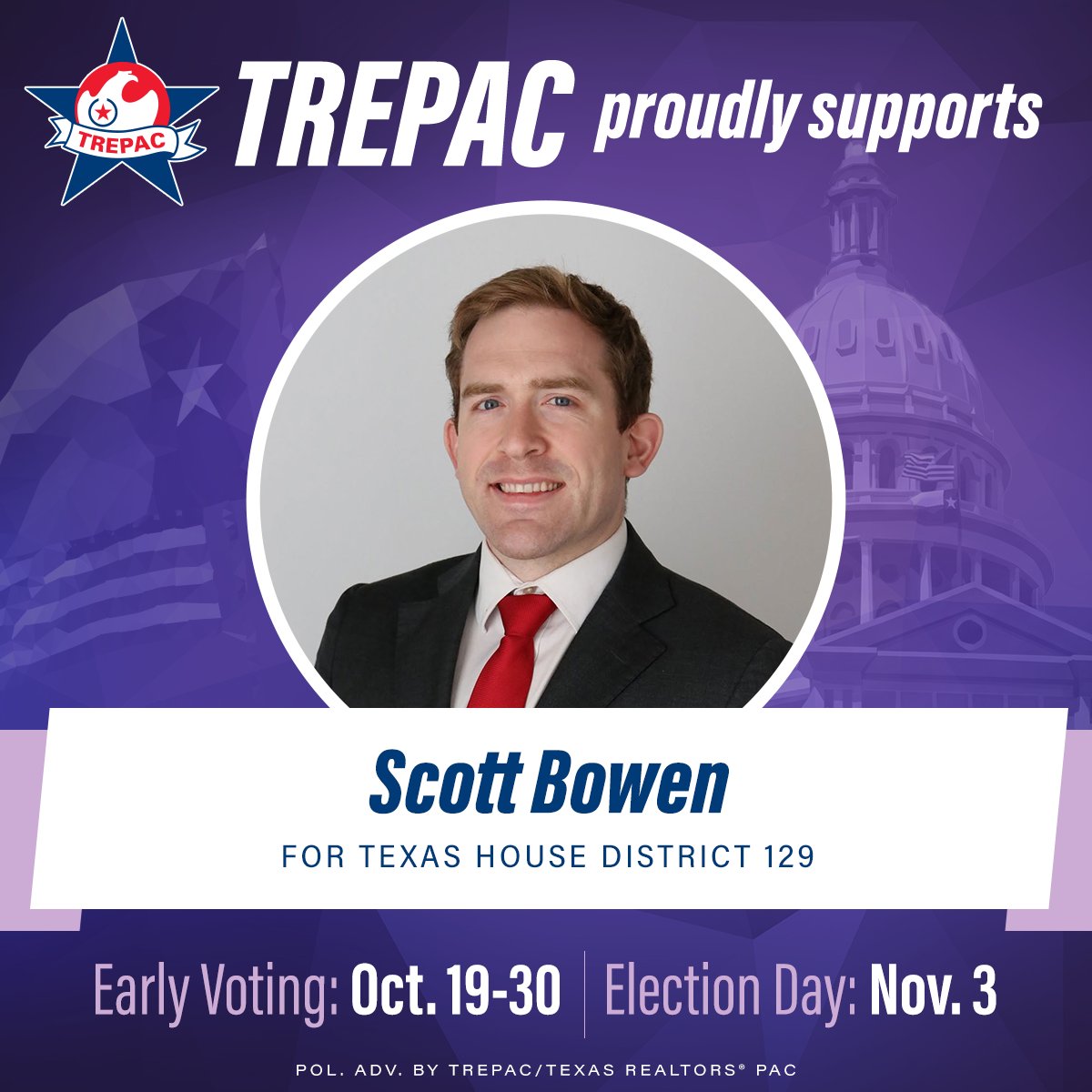 TexasTREPAC's tweet photo. We are proud to support @sbwnhtx for #HD129 #txlege https://t.co/ewVQDwSfze