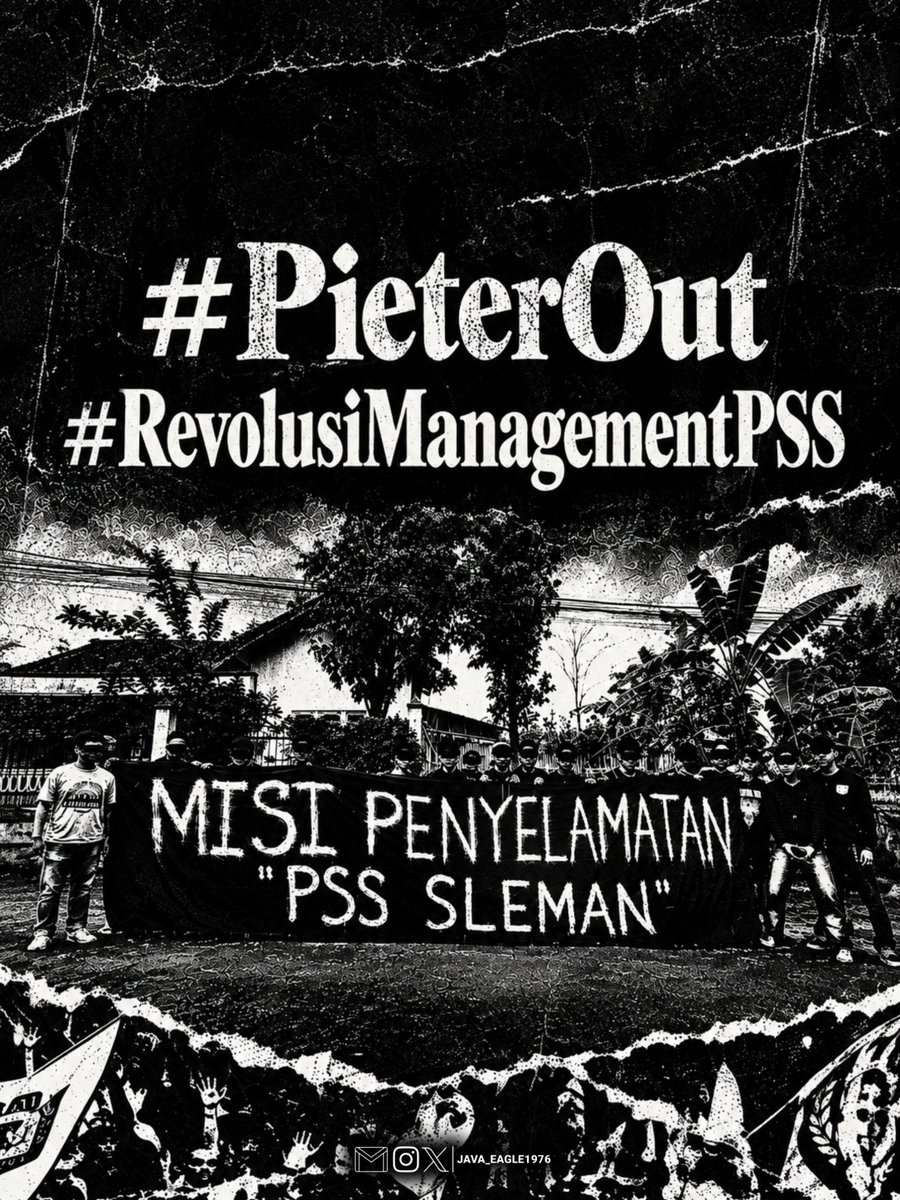 JAVAEAGLE76's tweet photo. Ojo ribut bab tagar, tapi ribut.o nek klub kesayanganmu ki diobrak abrik seko njero.
#pieterout
#revolusimanagementpss
Rasah takon si Y kok ra ditagari!! https://t.co/M91kpcGA4U