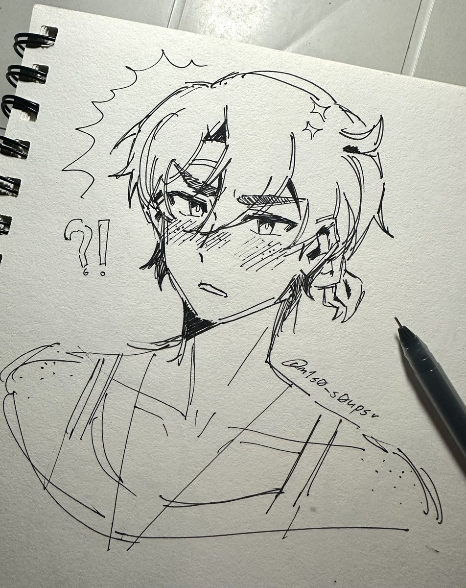m1s0_s0ups's tweet photo. I’m seriously so rusty at drawing on paper it’s not funny https://t.co/7Bv3AF6PSj