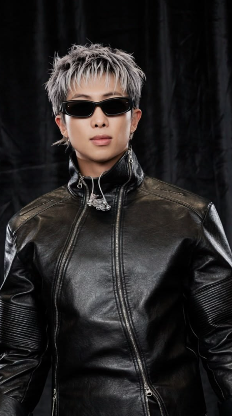 AboutMusicYT's tweet photo. RM of BTS was named among the best dressed kpop idols of all time, via Complex Magazine. https://t.co/M0ELDrxlIi