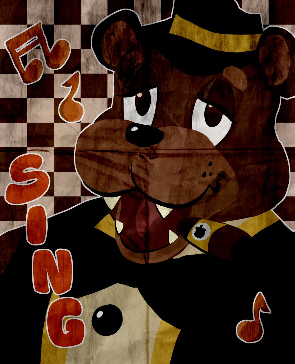 FazbearEntArch's tweet photo. AN ANON SENT ME REAL AUTHENTIC FAZBEAR POSTERS!!! AHH THEIR SO COOL!! HOPING TO FIND MORE LOST MEDIA SOON #lostmedia #freddyfazbears #80s https://t.co/xCI8p87MQi