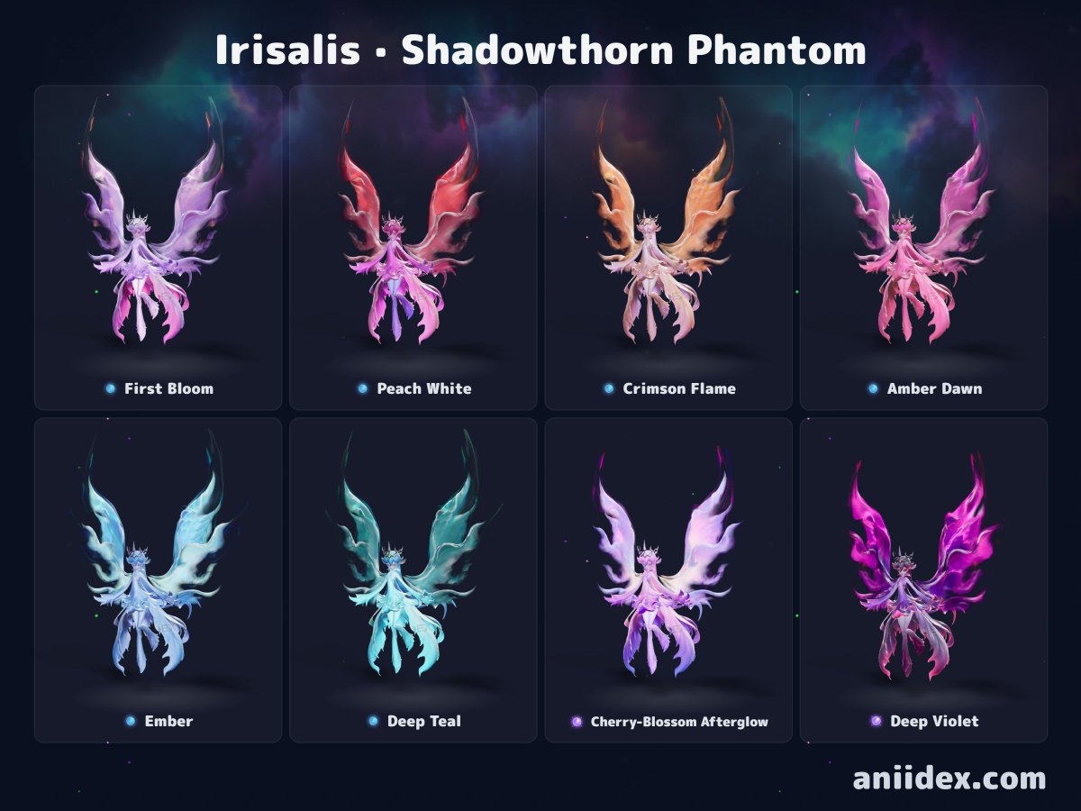 Aniidex's tweet photo. Irisalis Transmog – All 5 Sets in All 16 Colours
#aniimo https://t.co/ajFLXEWYax