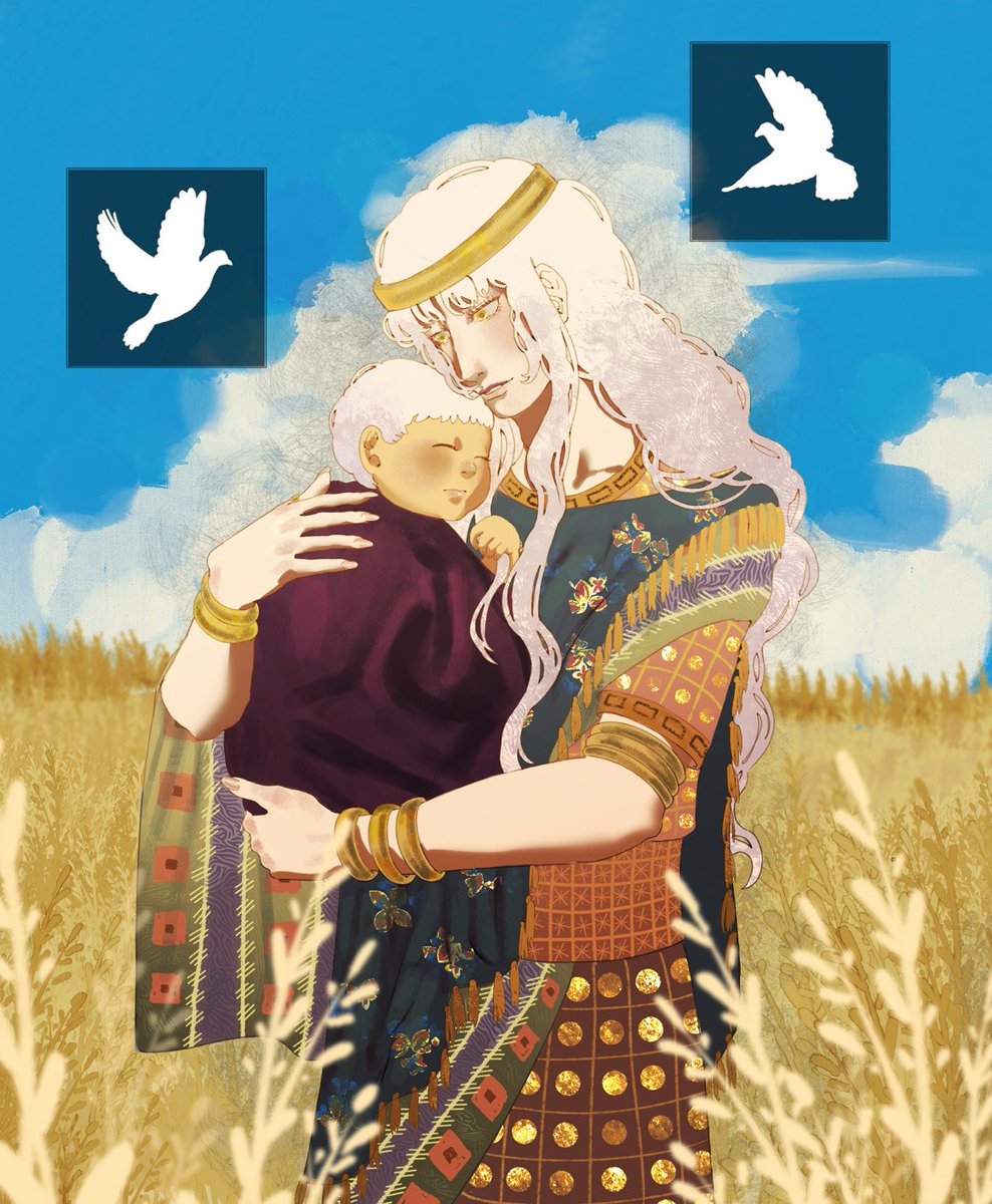 DiaquiriApocaly's tweet photo. "Dawn has blessed us with our firstborn, upon the golden meadows where the sunrise meets the rice fields."

มาเซไฮเบบี๋กันงับ

#digitalartㅤ #original_character #digitalcoloring #artmootsㅤ #art https://t.co/ozgjMEJfkU