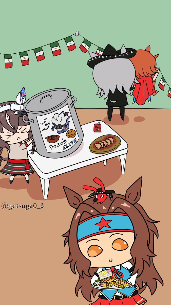 getsuga0_3's tweet photo. No te preocupes México, allí voy a celebrar tú independencia 🗣
Ya casi termina el mes, pero si me acordé de hacer algo, después de todo gran parte de mis seguidores son de este país 🇲🇽
#umamusume #tmoperao #tormentachina https://t.co/yDOGGXisHQ