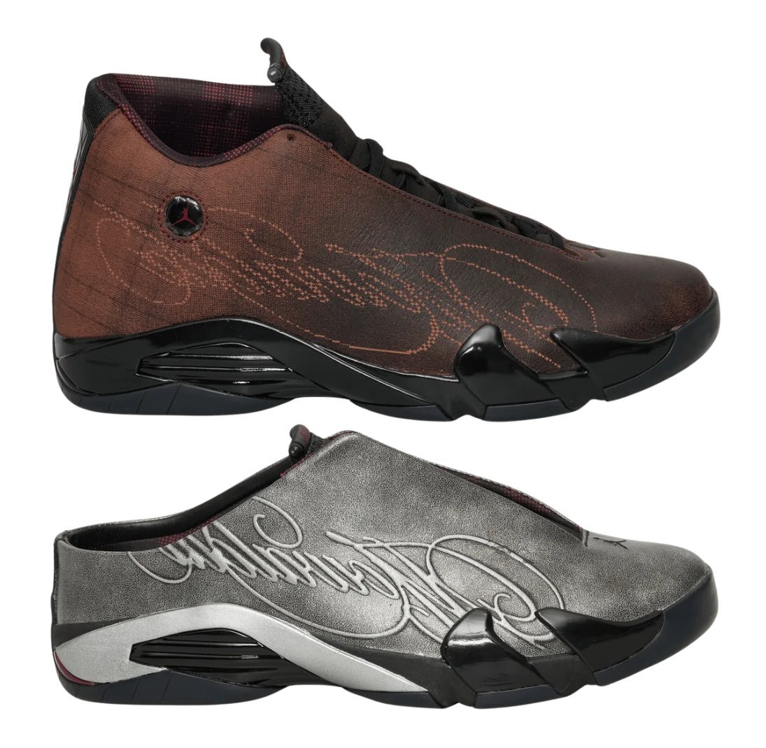 SneakerVisionz's tweet photo. Ad: Dropping @ 6PM EST 🚨
Mowalola x Air Jordan 14 Retro 'Burnt Red'

SJ: https://t.co/pkNtTo0aWI

Mowalola x Air Jordan 14 Retro Mule 'Burnt Red'

SJ: https://t.co/FQhrAzM9XT https://t.co/S8zzjSPF8g