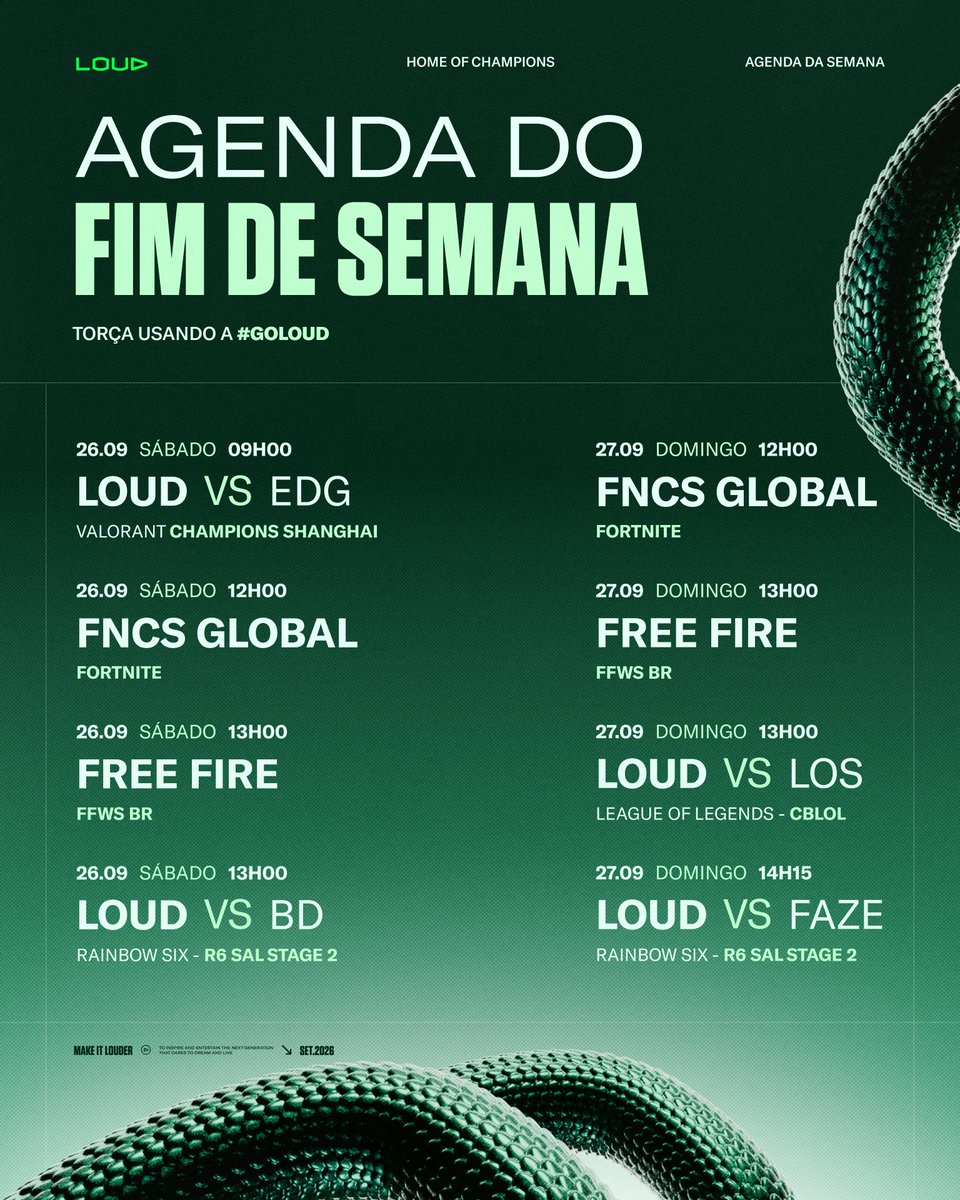 LOUDgg's tweet photo. aquela amiga que não é monojogo e tá competindo em 2 mundiais no mesmo final de semana https://t.co/KFDXBAM0Oj
