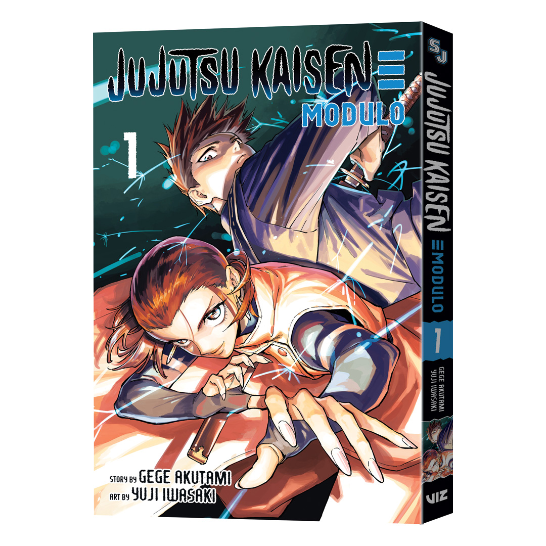 VIZMedia's tweet photo. Cover reveal! 👁️
The sequel to Jujutsu Kaisen, Jujutsu Kaisen Modulo, Vol. 1 (Story by Gege Akutami, Art by Yuji Iwasaki) releases January 5, 2027 with 1 standard cover and 3 variant covers.
Pre-order the standard cover now: https://t.co/syoKPJymMS https://t.co/TfLvkalumt