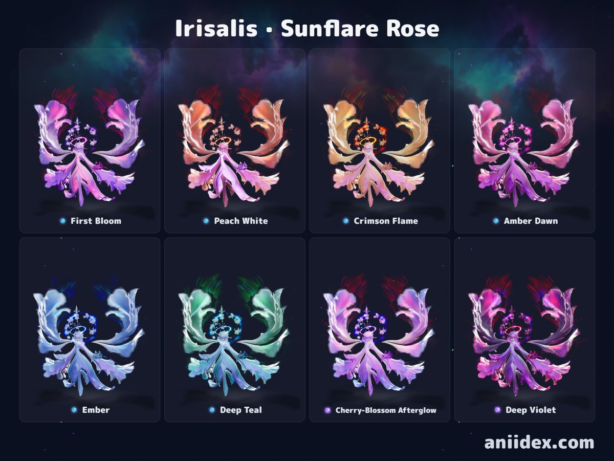 Aniidex's tweet photo. Irisalis Transmog – All 5 Sets in All 16 Colours
Every sets : https://t.co/mcA5EzKQS3
Irisalis page, to try each look with its idle animation: https://t.co/8BLcPXOwq8
#aniimo https://t.co/OXFGwlXi0S