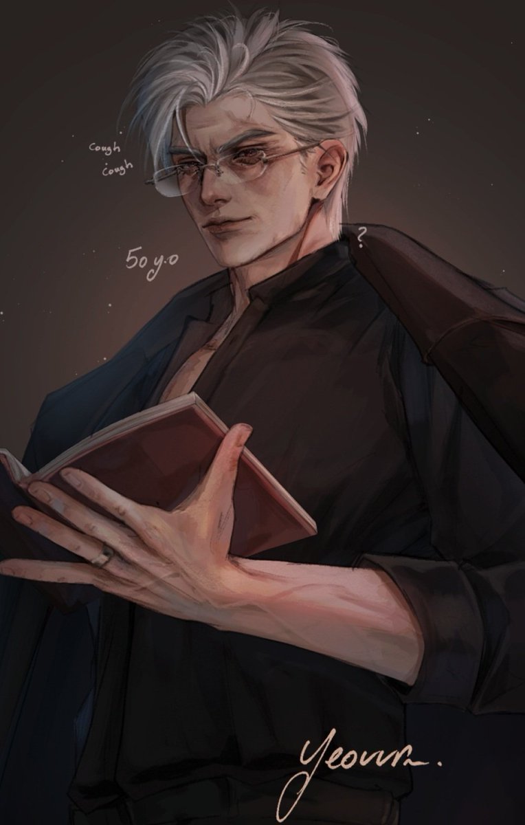 yeovvr's tweet photo. Hes not reading that book
#Sylus #loveanddeepspace https://t.co/Cbmwp4iMA5