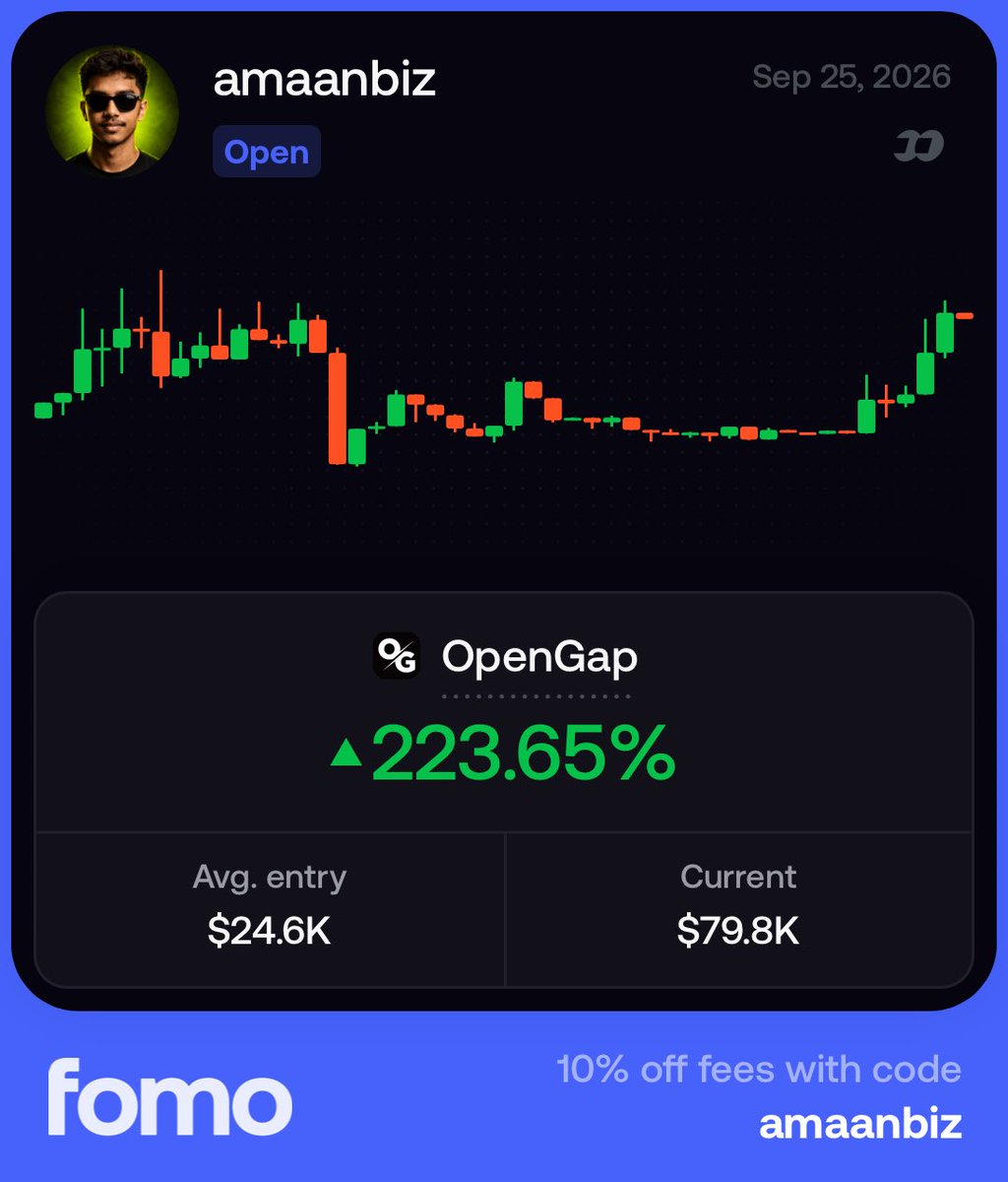 amaanbiz's tweet photo. Holding $OPENGAP on @fomo https://t.co/qDWlrqdtia