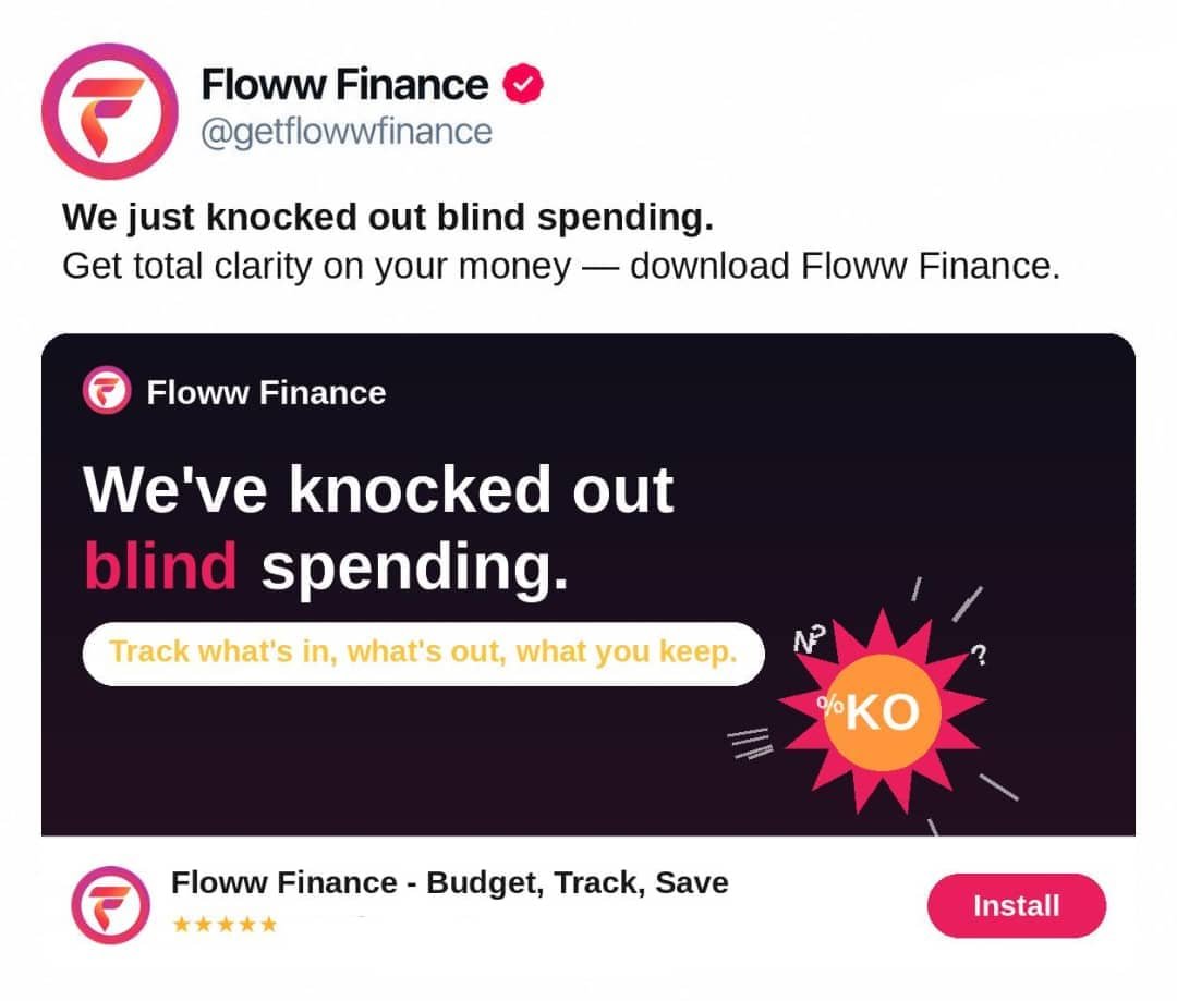 getflowwfinance's tweet photo. Tap in now! 💥
Your financial buddy is here. 

#FlowwFinance https://t.co/vq8l8nZwKo