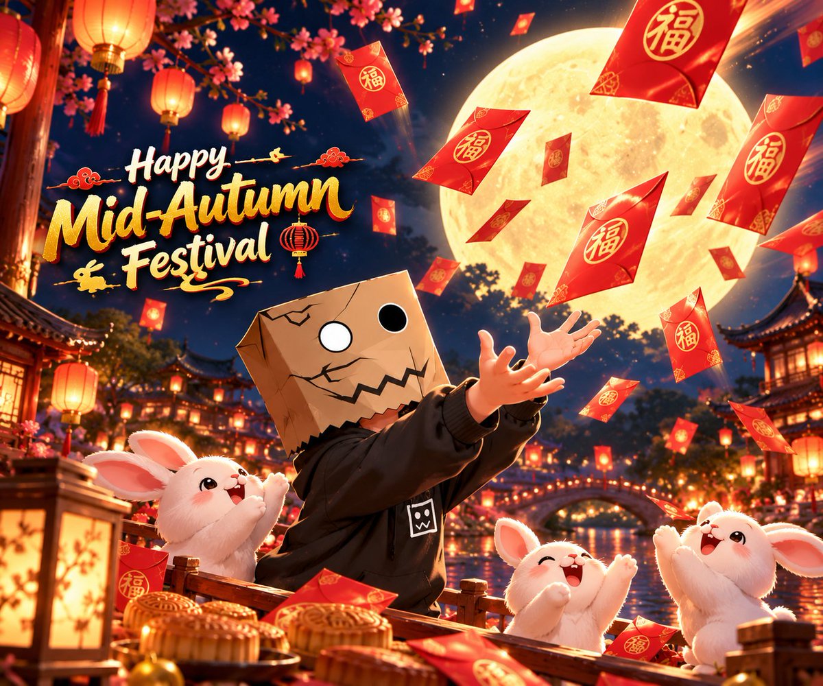 zynqozyn's tweet photo. Happy Mid-Autumn Festival! 🌕🏮🥮
Wishing everyone happiness, good fortune, and a little extra luck. 🧧🍀
Hope, a red envelope finds its way to me too! 😆🧧✨
#MidAutumnFestival #HappyMidAutumn #MidAutumn #MoonFestival #Hongbao https://t.co/j5NAH9ranS