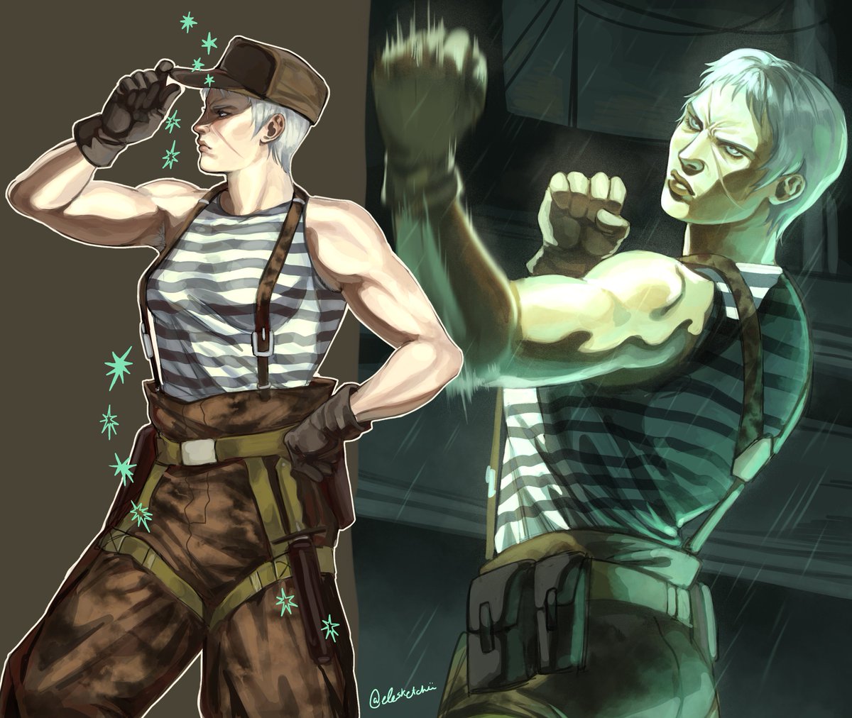 elesketchii's tweet photo. she's so cool  #mgs https://t.co/v4OJrp0GL0