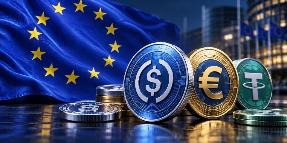 CoinbarOfficial's tweet photo. ECB and EU central banks propose removing MiCA’s rule requiring stablecoin issuers to keep 30% of reserves in bank deposits, or 60% for significant tokens.

They favor short-term highly liquid assets instead. This is a proposal, not an approved change.

#MiCA #Stablecoins https://t.co/JTo69gO4Ml