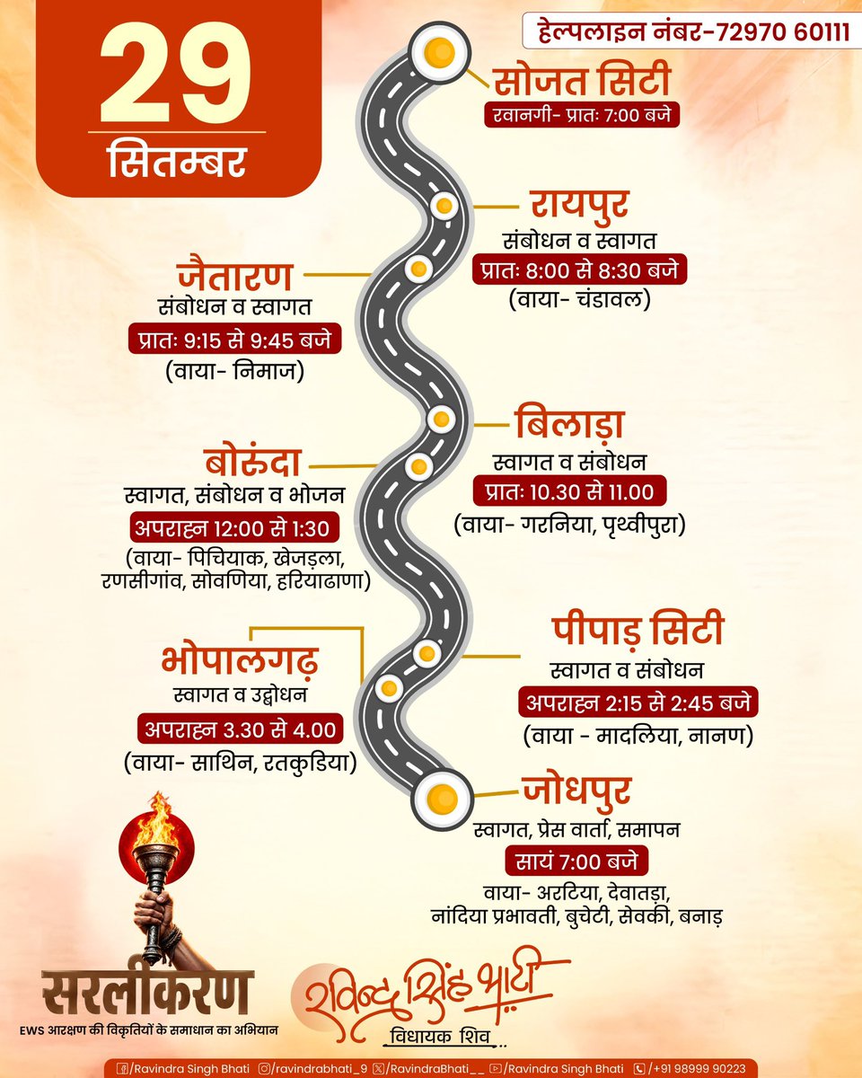RavindraBhati__'s tweet photo. 29 सितंबर, 2026 के आगामी कार्यक्रम #सरलीकरण https://t.co/rttDhdjFda