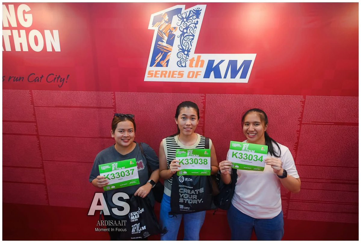MarathonKuching's tweet photo. KM2026 Race Pack Collection @plazamerdeka 
26 September 2026 10am-8pm
27 September 2026  10am - 12pm
#TogetherLetsruncatcity #KM2026 #sarawakkuching https://t.co/EdeQOBgU6T