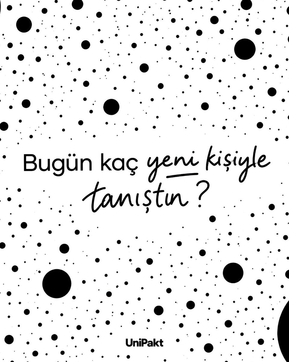 UniPakt's tweet photo. Peki ya yarın?

Just wait for us Istanbul!

#unipakt #whatthepakt #doyouknowpakt https://t.co/8bsmsElsMm