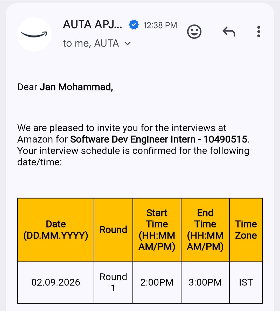 janmohhd's tweet photo. Amazon SDE Intern Interview Experience 🚀

I recently interviewed for the Software Development Engineer Intern role at @amazon.

It was a great learning experience and tested more than just coding.

Here’s how the interview went 🧵 https://t.co/XfFMm7vSpF