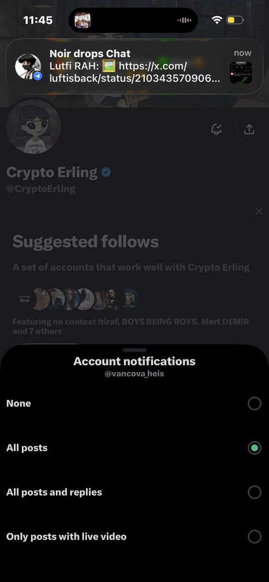 sajad2375's tweet photo. @Zaynnode @CryptoCarlis @CryptoErling Done https://t.co/DeaxQlA0Ry