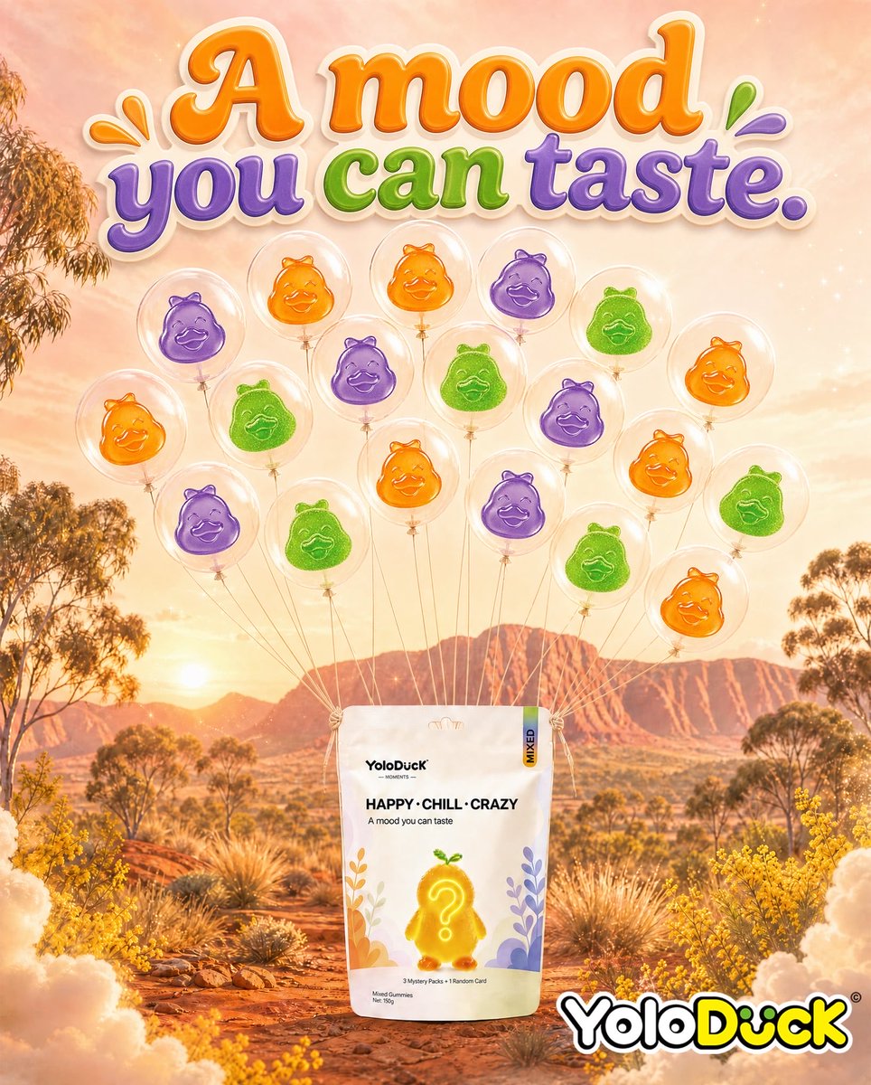 YOLODUCK_CANDY's tweet photo. 🦆 𝗧𝗔𝗦𝗧𝗘 𝗬𝗢𝗨𝗥 𝗠𝗢𝗢𝗗. 🍬 𝗬𝗢𝗟𝗢𝗗𝗨𝗖𝗞 𝗠𝗜𝗫𝗘𝗗 𝗚𝗨𝗠𝗠𝗜𝗘𝗦. 𝗣𝗜𝗖𝗞. 𝗠𝗜𝗫. 𝗖𝗛𝗢𝗢𝗦𝗘 𝗬𝗢𝗨𝗥 𝗩𝗜𝗕𝗘. ✨ #yoloduck #gummycandy #sweets #candylovers #happysnacks https://t.co/95ria80964