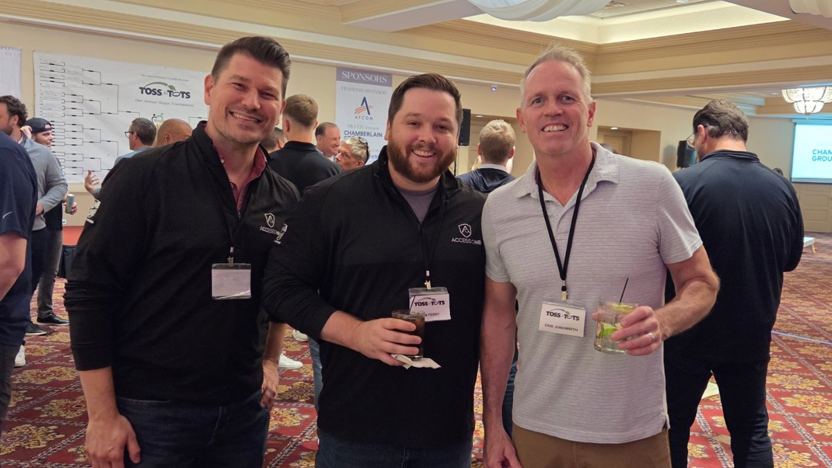 AccessOneInc's tweet photo. We enjoyed attending the TLV Charities Toss for Tots event last night. It was a great opportunity to support a wonderful cause, connect with fellow channel partners and vendors, and help make a difference in our community. https://t.co/AXJ0nSTJq9