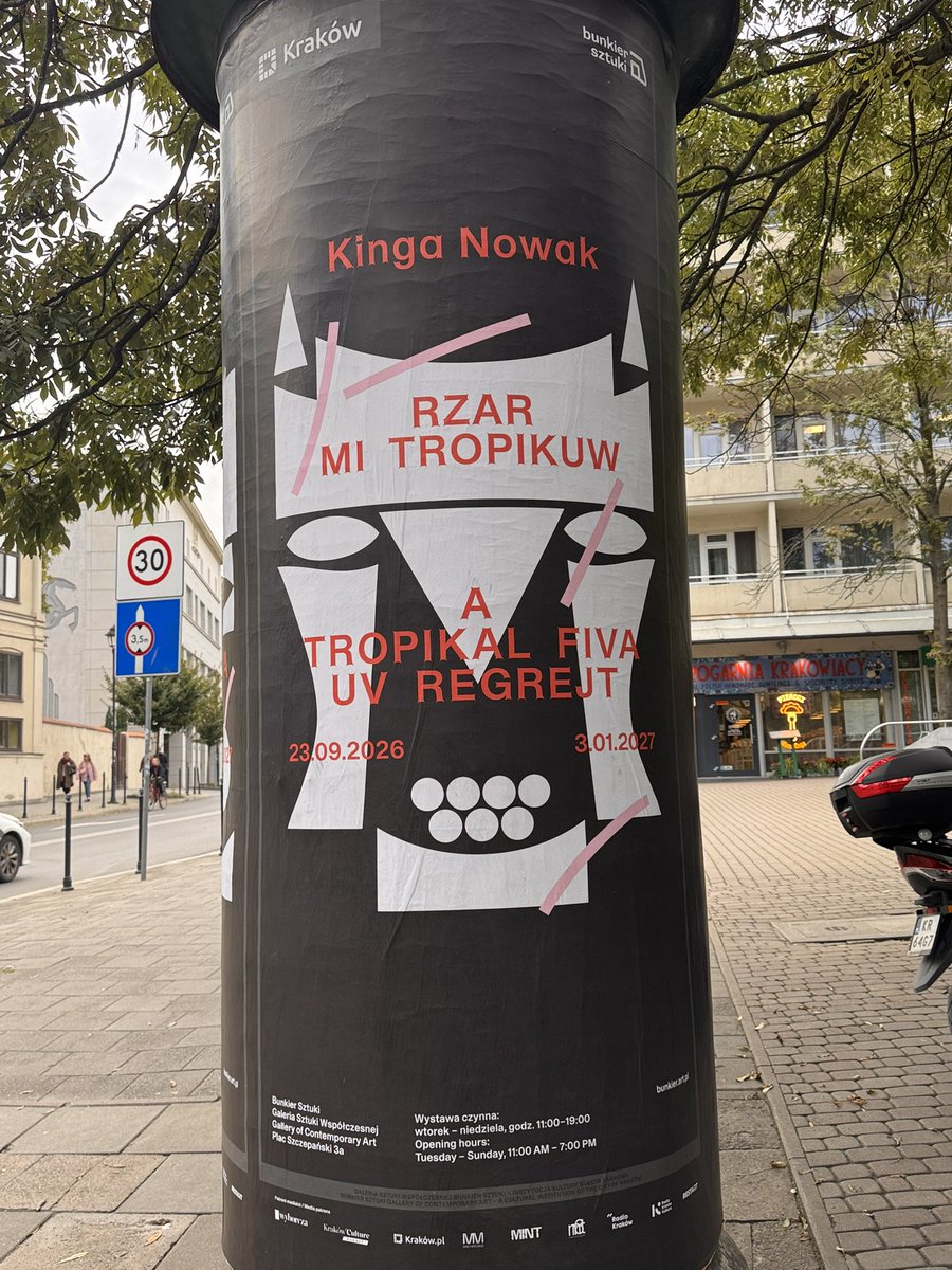 hest_design's tweet photo. Living in Poland(Kraków) and half of my phone library is posters from the street, 

just in love with this poster culture, hope websites turn this way too, less template, more character.

where are you from, does design around you inspire you? 👀 https://t.co/V46JOUOSGq