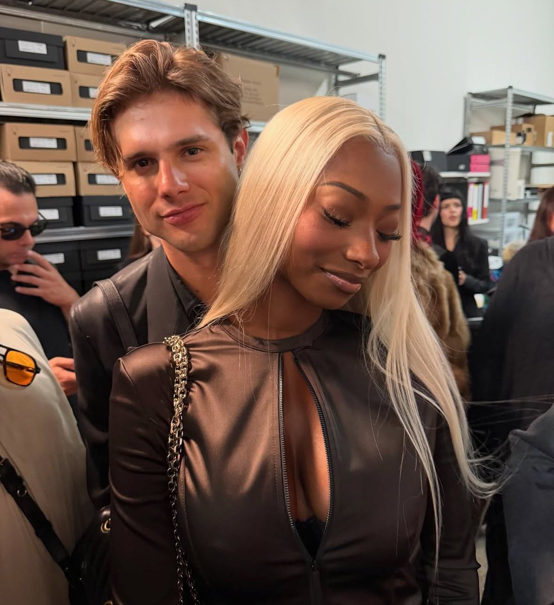 BrinityNews's tweet photo. The editor in chief of Interview mag posted Trinity and Bryce on instagram 

TRINITY TATUM AT GUCCI https://t.co/gE8M7Tz2L8