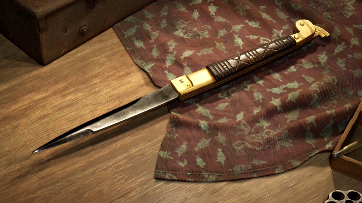 mafiagame's tweet photo. Strike twice with the Rimbalzu, a new throwing knife that ricochets from one target to the next. https://t.co/rqfEajamAa