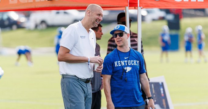 JackPilgrimKSR's tweet photo. Will Stein: Kentucky is a football school — and a basketball, volleyball and baseball school, too

"I think it’s an elite athletic department. I really do.”

STORY: https://t.co/w1NXnfJD52 https://t.co/00qAMCC5rH