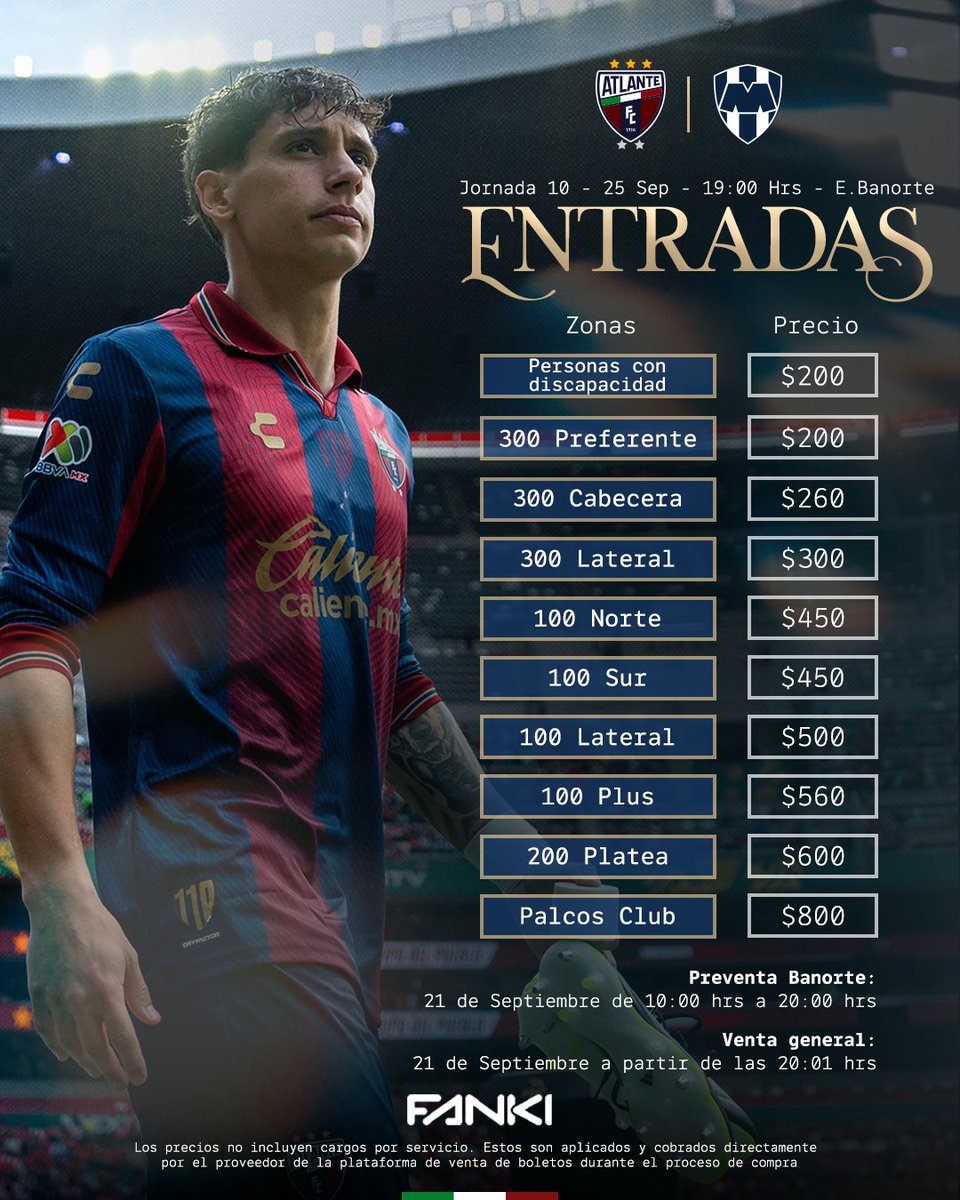 Atlante's tweet photo. Noche de Viernes Azulgrana, noche de apoyar a los Potros de Hierro, noche en la casa de los Atlantistas.

Nos vemos en el @EstadioBanorte.
🎟️ https://t.co/7DM1cSrRfe

#LesGusteONoLesGuste 
#LesPrometimosVolver https://t.co/3mxUWjE42Y