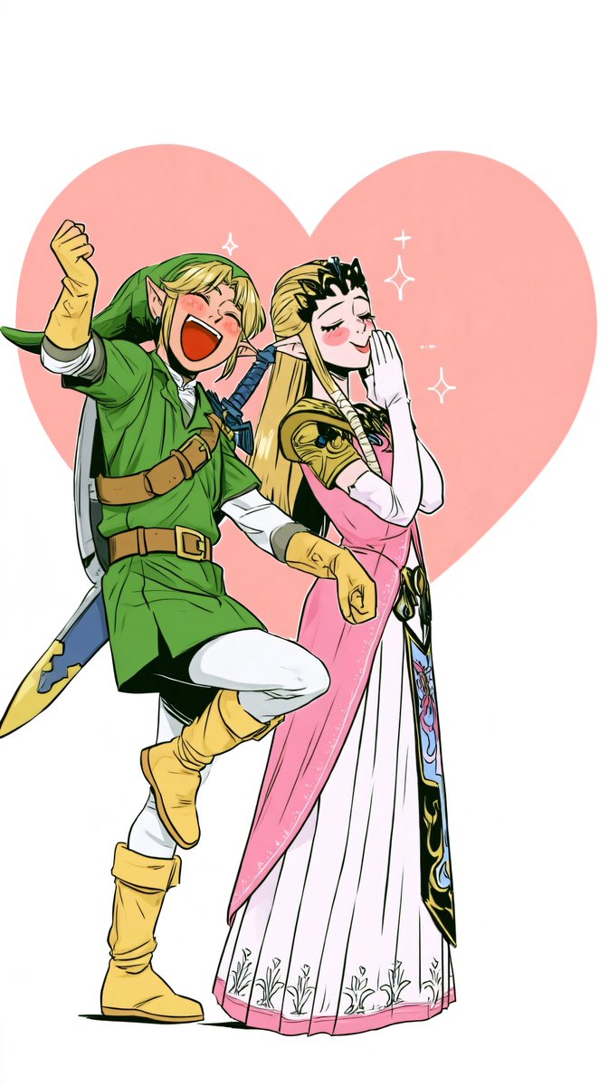 Classisco123's tweet photo. Link and Princess Zelda ✨💕 https://t.co/sf1170VD0c