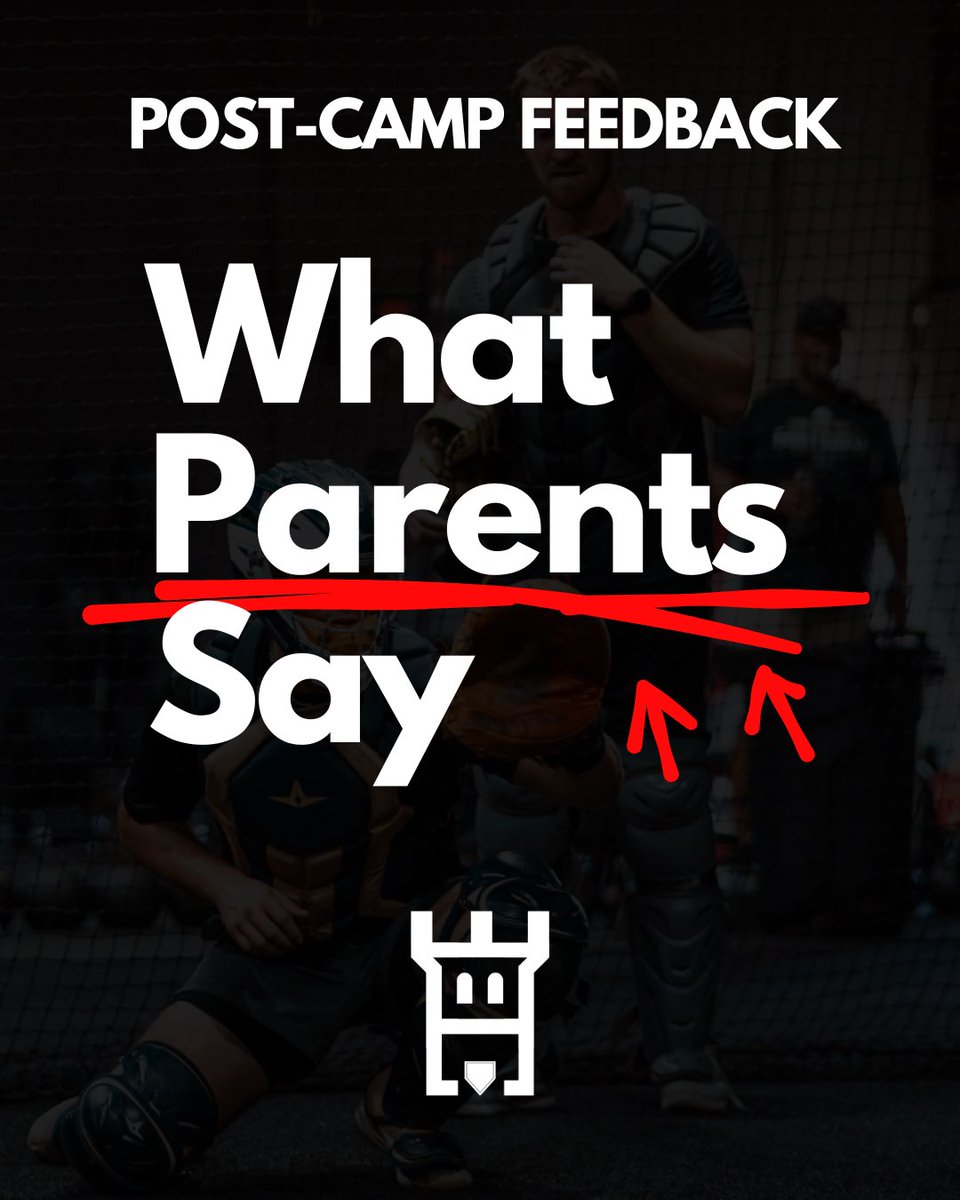 StrongholdChase's tweet photo. What Parents Say After Stronghold Catching Camps‼️

Camps are limited to only 6 spots. Why? Smaller groups means 1-1 instruction. Your son will see RESULTS in his abilities and confidence behind the plate.

🔗 https://t.co/F4zd5Yp5mb https://t.co/NRNd6RPtDX