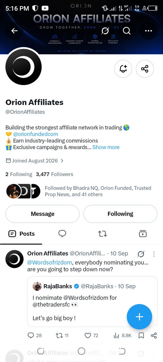 G_U_killer's tweet photo. @Mukhtar_Msnr @OrionAffiliates @Orionfundedcom @BouterFx @techsheding @Mecizoofx @Ahmad_lambo @Albarnawy22 @Simple_BoyFx @Awelmo1 @ABDULRASHIDILI6 @sirrillahfx Done

@CRT_femme 
@Cool_Ustaz 
@JABZ_FX https://t.co/2JbW0ze8B0