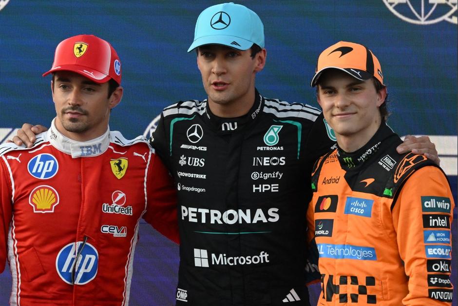 Russell firma la pole en Azerbaiyán y Kimi Antonelli choca contra muro