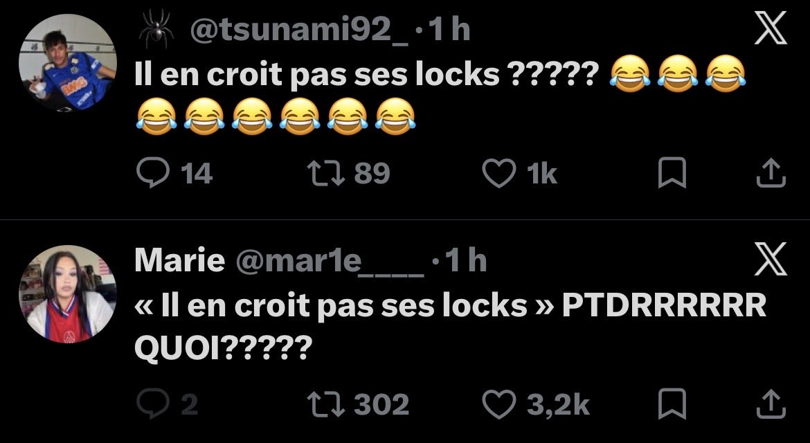 JudaIscariote's tweet photo. Il en croit pas ses locks https://t.co/jj0HvD8YNF