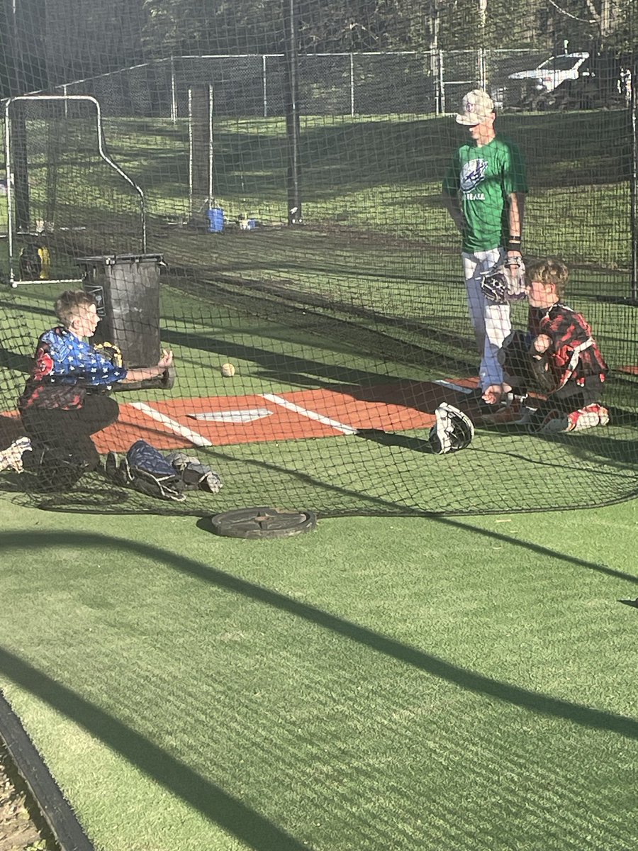 Cap_Baseball's tweet photo. Our first year guys spent some time after practice with the Cyclones from Lancaster last night. Great work by the coaches and the players. https://t.co/3cuEOPlOI3
