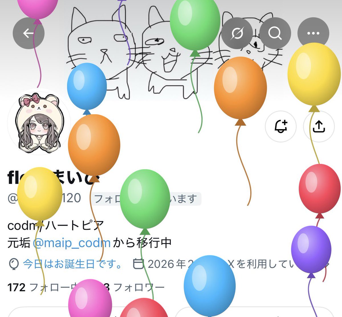 KaedeSunbreak's tweet photo. @maip_3120 おたおめはたち🎉🎂 https://t.co/Cg3c5x8Sdk