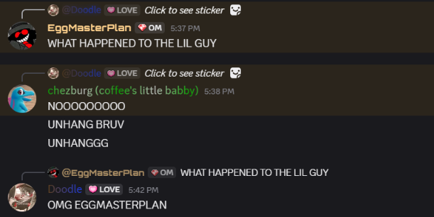 Doodle154055's tweet photo. Im pissing rn one of my favorite youtubers just replied to me🥹@EggMasterPlan https://t.co/xSCfxBtwMM